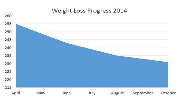 progress chart for April-Oct-2014